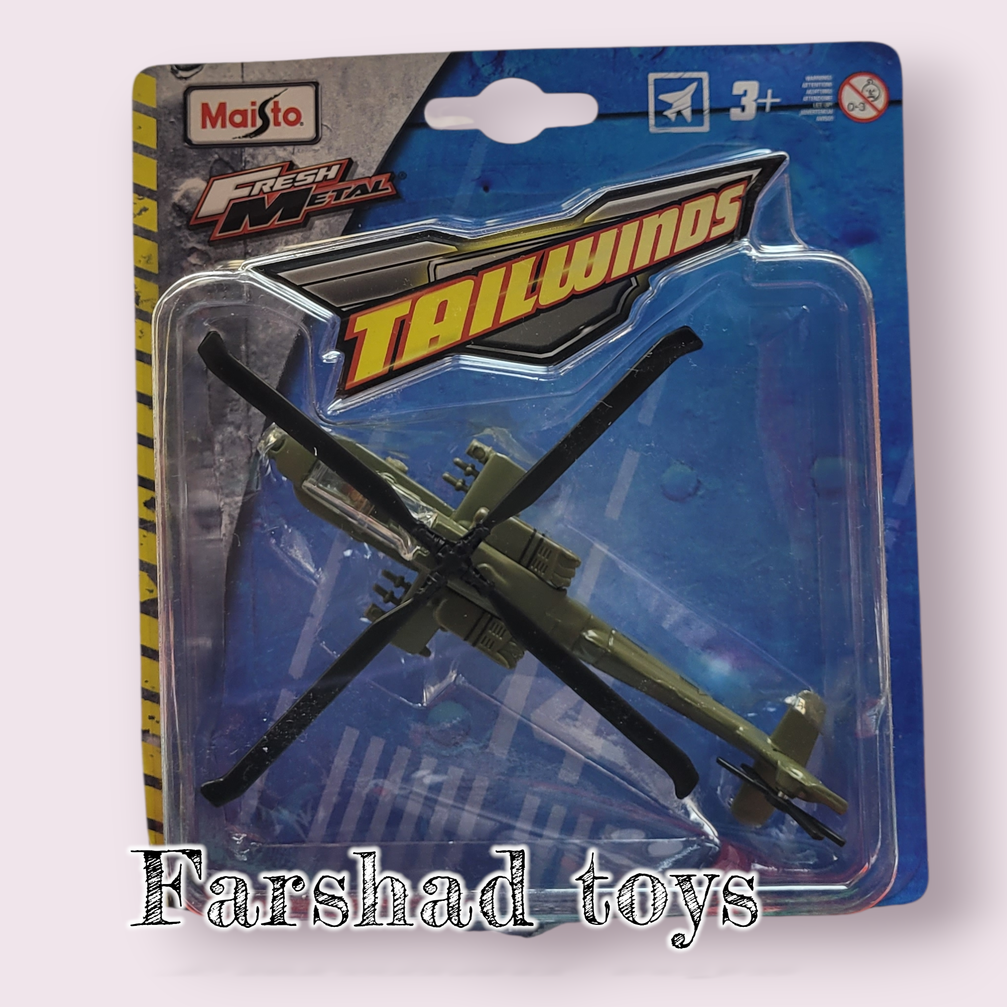 هلیکوپتر بازی مایستو مدل Tailwinds US Army AH-64 Apache