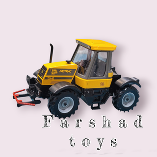 نمای بغل ماکت تراکتور JCB Fastrac 155-65 دایکست برند JOAL