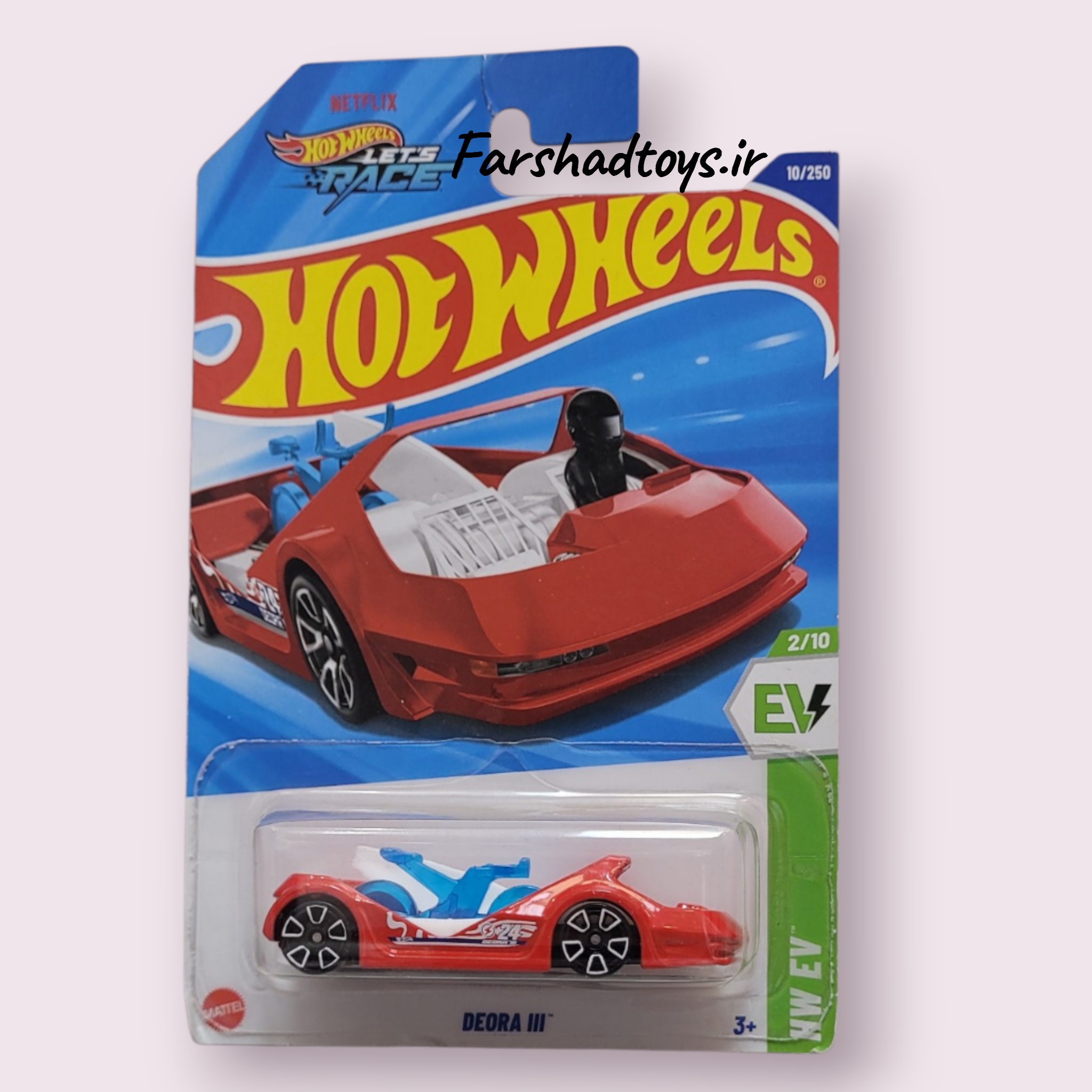 ماشین هات ویلز Deora III قرمز سری HW EV فرشاد تویز
