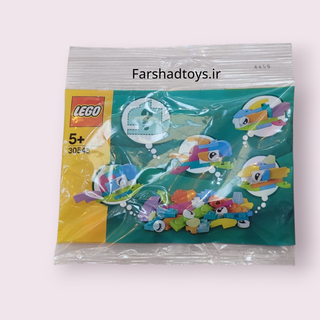 نمای اصلی پلیبگ ماهیهای رنگارنگ LEGO مدل 30545 با 39 قطعه در فرشاد تویز