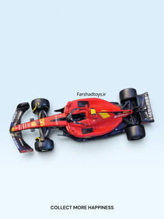 نمای بالای ماکت Ferrari SF-23 کارلوس ساینز شماره 55 برند Bburago مقیاس 1:43